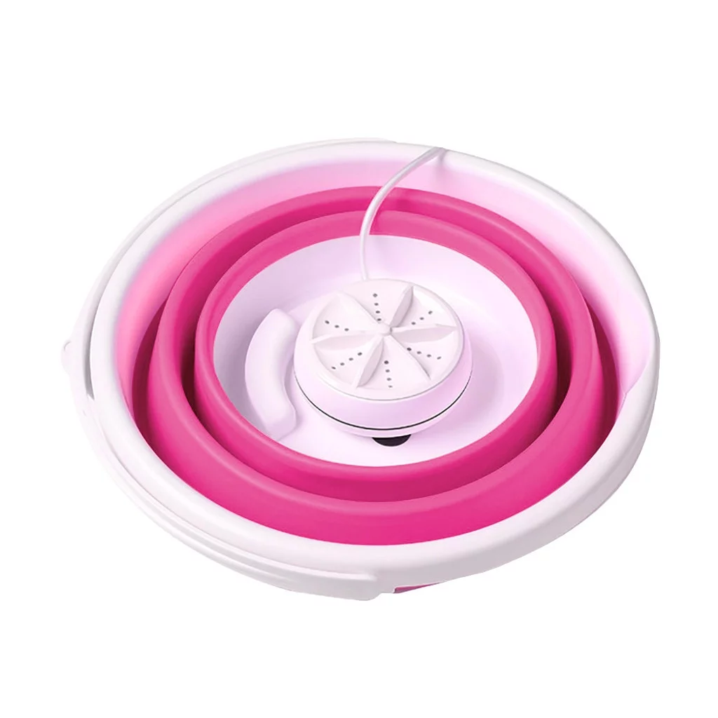 GBSELL Home Clearance Portable Mini Turbo Washing Machine with Foldable USB Powered Laundry Washer Gifts for Women Men Mom Dad