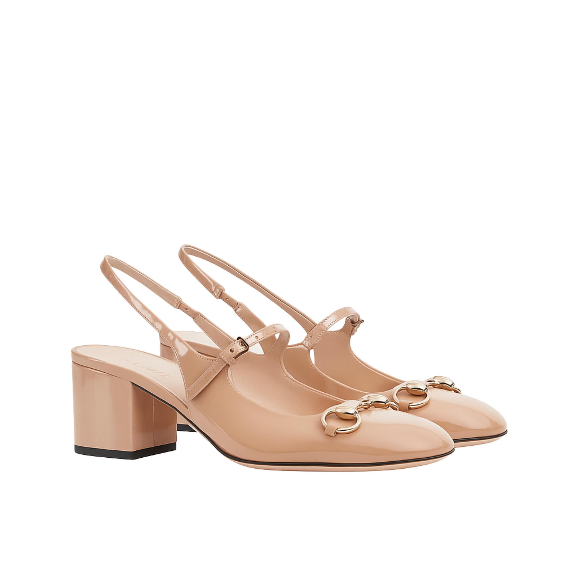 Gucci Women’S Horsebit Pump Beige Leather