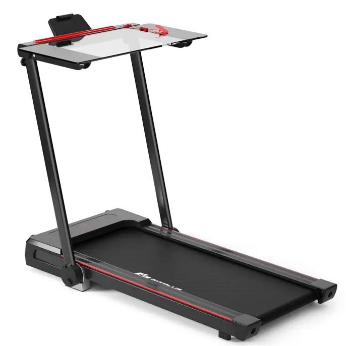 Ultra-Slim Foldable Electric Treadmill – Space-Saving Design with No Assembly Required