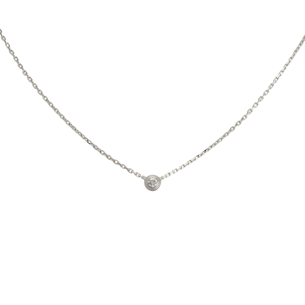 Cartier Damour (diamant Leger) Xs Online Exclusive Necklace 18K White Gold Diamond B7224515