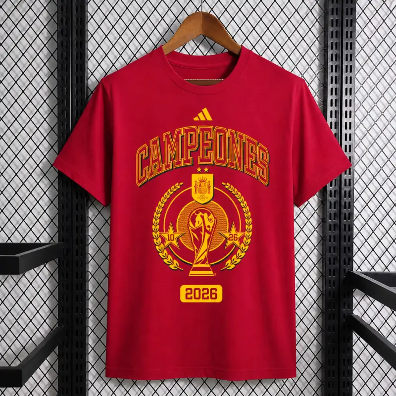 Spain 2026 Campeones T-shirt Red