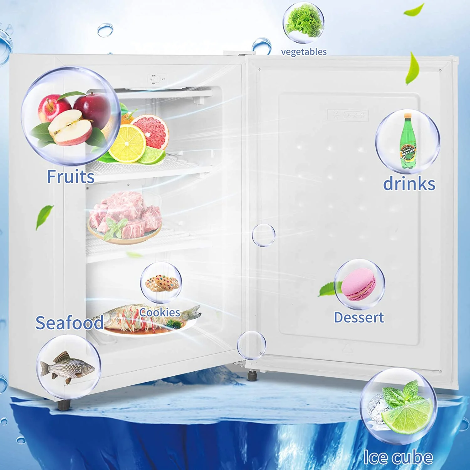 Compact Upright Freezer