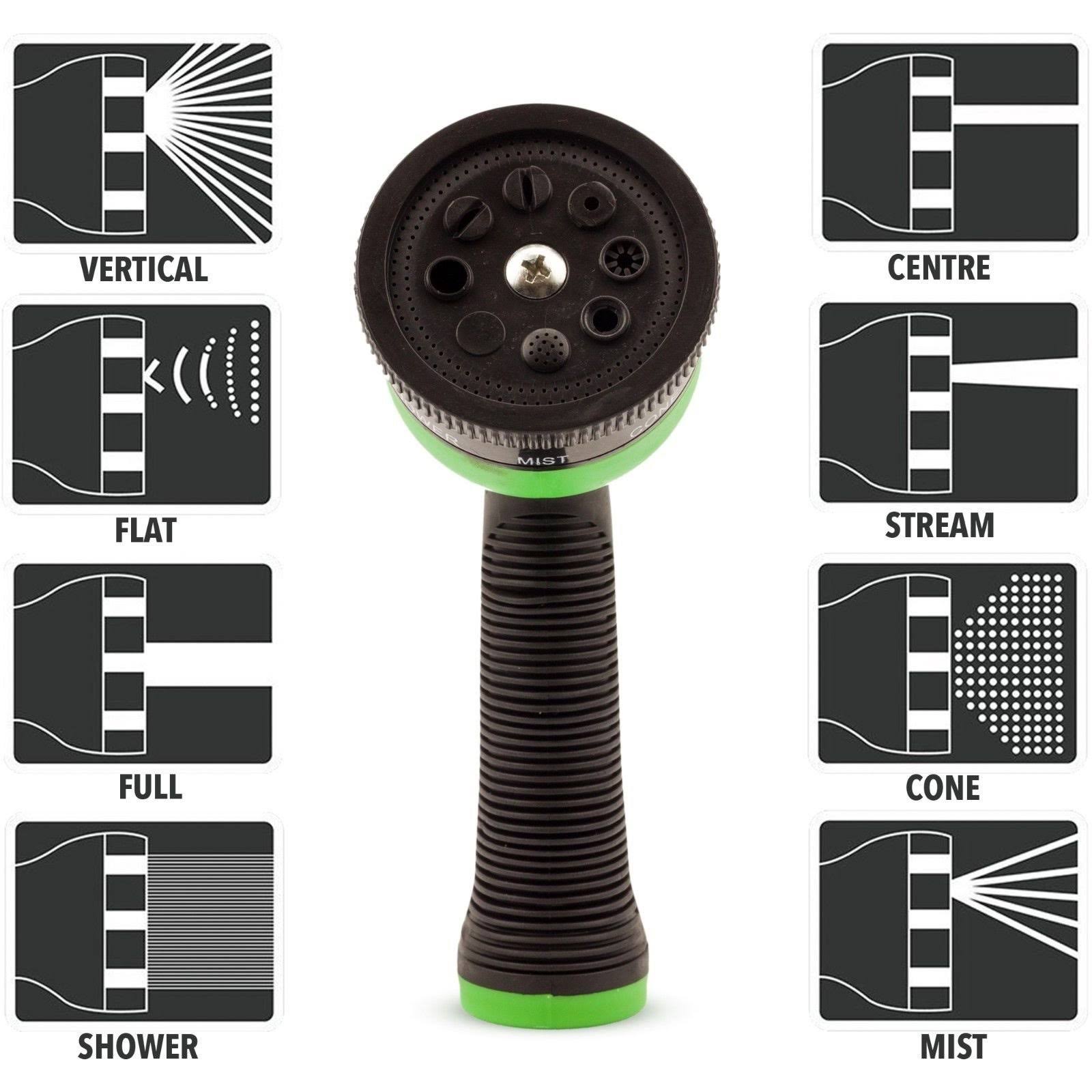 Growgreen 75& Expandable Garden Water Hose Set with Nozzle