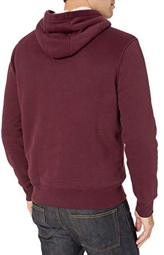 Men's Sherpa-Lined Pullover Hoodie Sweatshirt