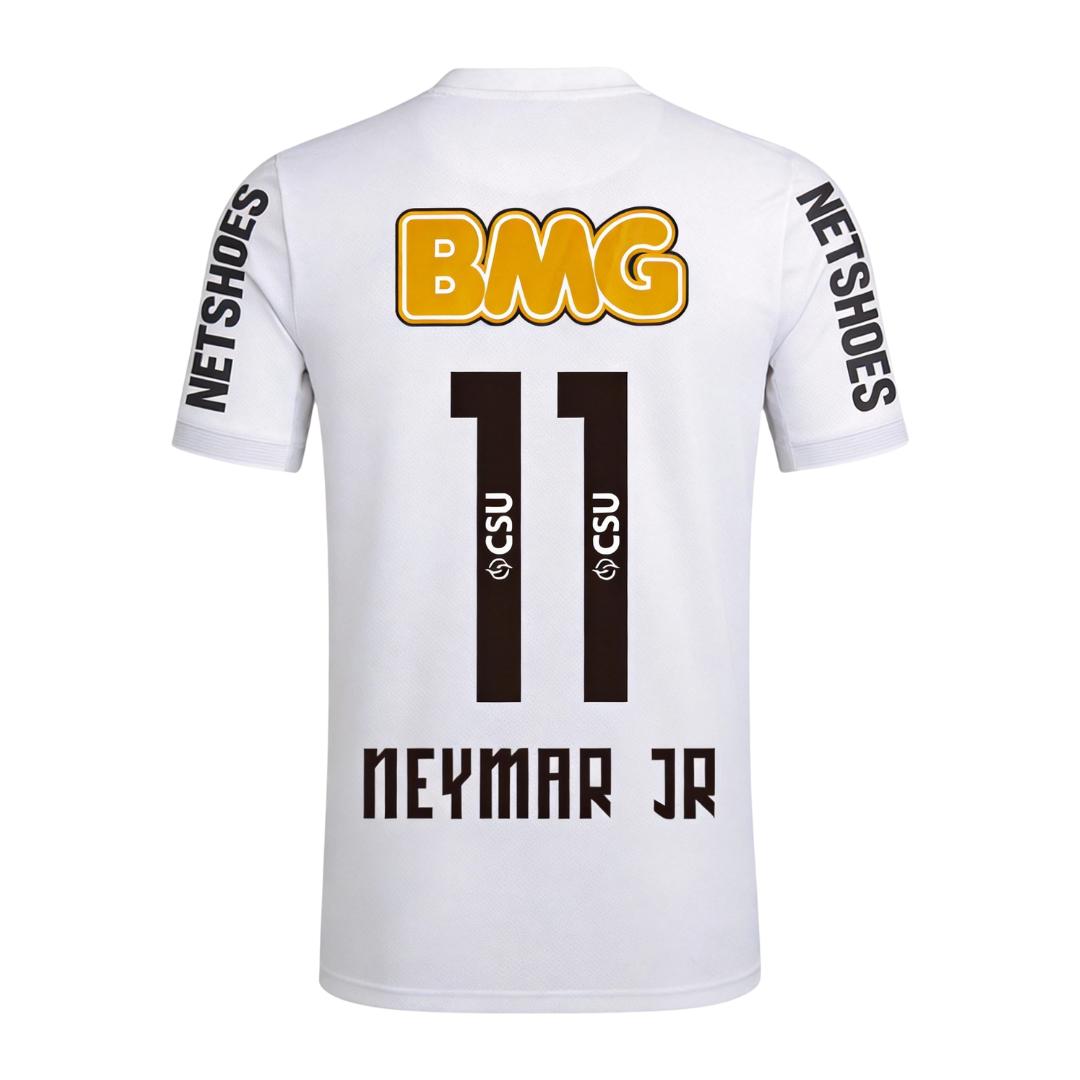 Retro Soccer Jersey NEYMAR JR #11 Santos FC Home 2012