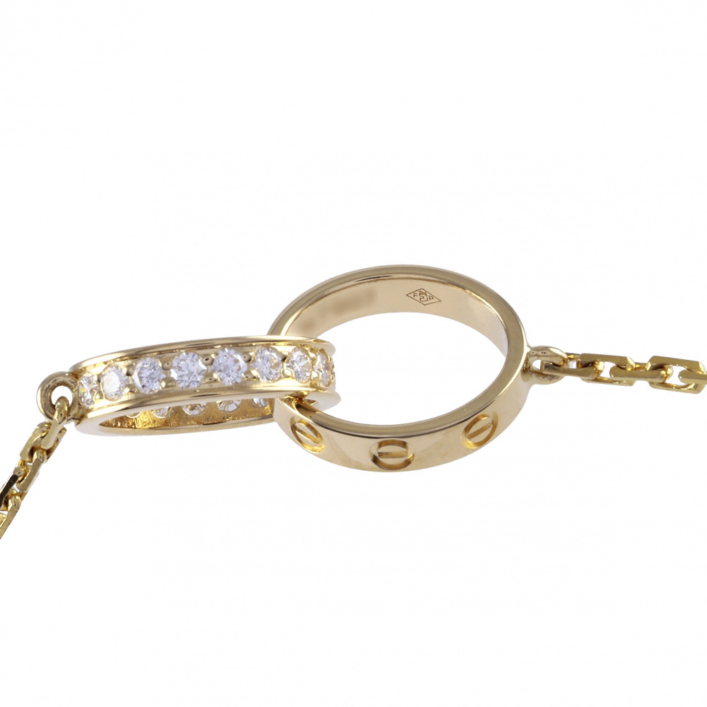 Cartier Love Necklace 18K Yellow Gold Diamond B7013800