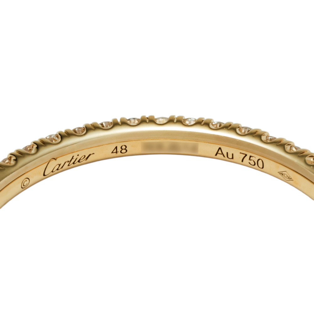 Cartier Ethancel Do Ring 18K Yellow Gold Diamond B4086300