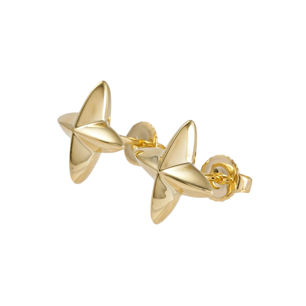 Tiffany & Co. Elsa Peretti Sirius Star Earrings 18K Yellow Gold