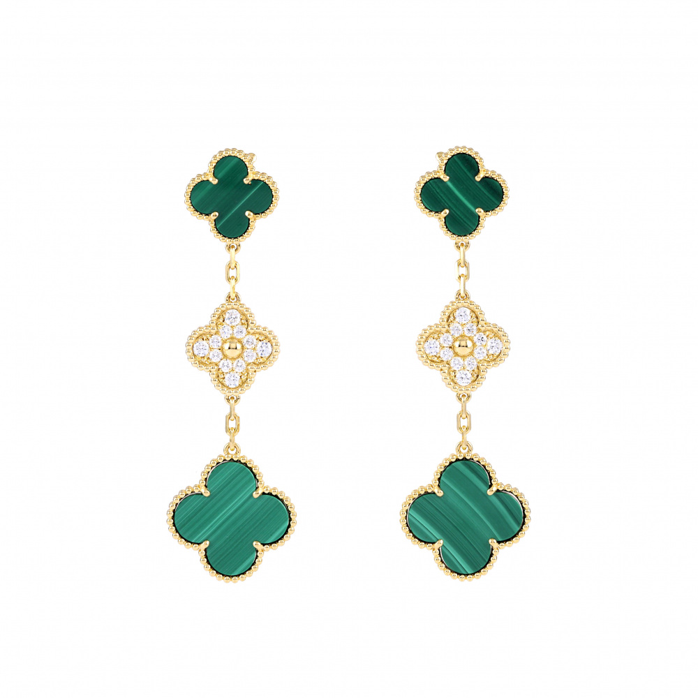 Van Cleef & Arpels Magic Alhambra Earrings 18K Yellow Gold VCARO9II00