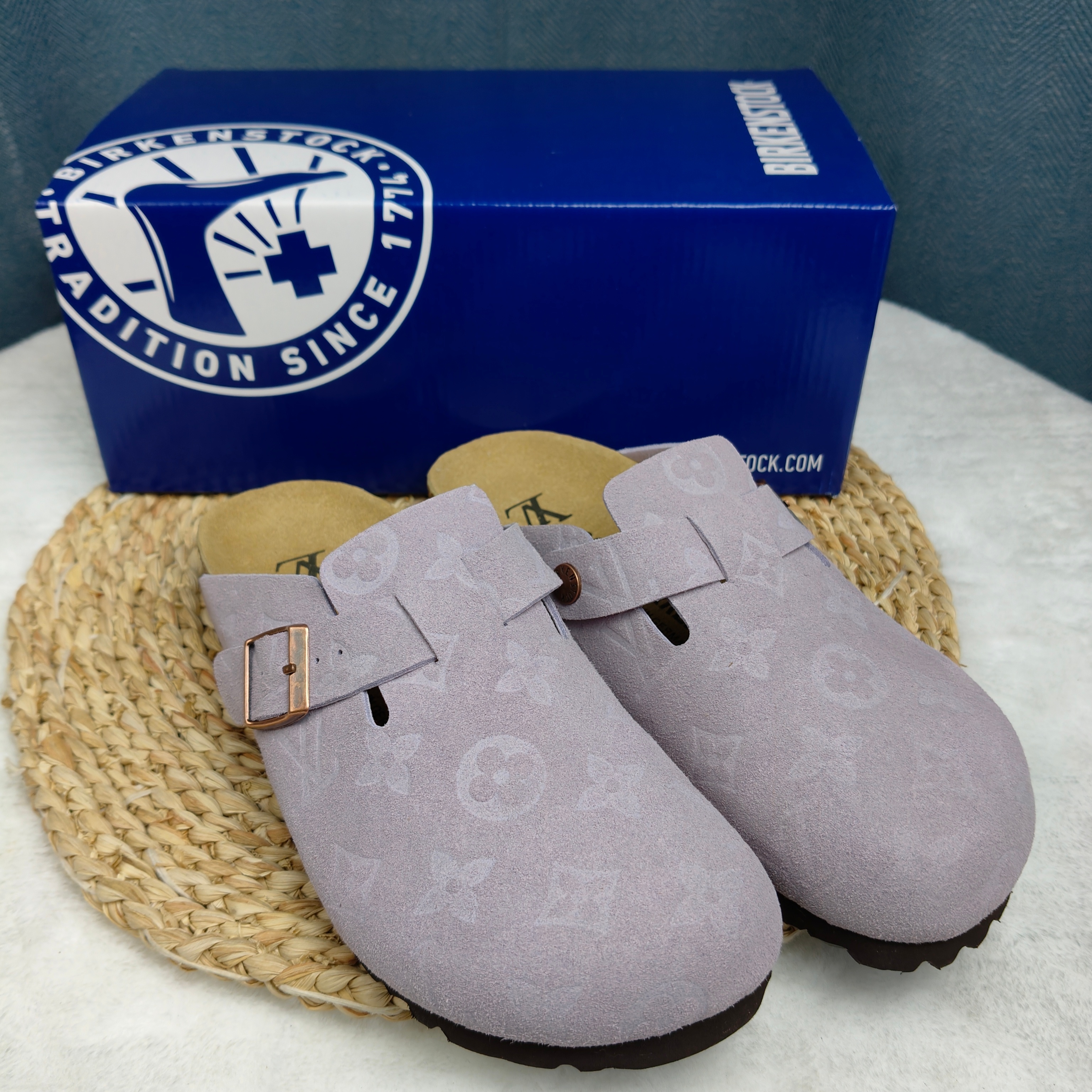 Birkenstock Boston Suede Leather Casual Shoes Joint Edition
