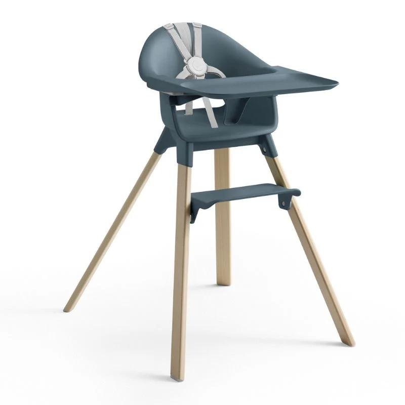 2026 Stokke® Clikk™ High Chair – All-in-One with Tray & Harness, Ergonomic Design, Tool-Free Assembly, Easy to Clean
