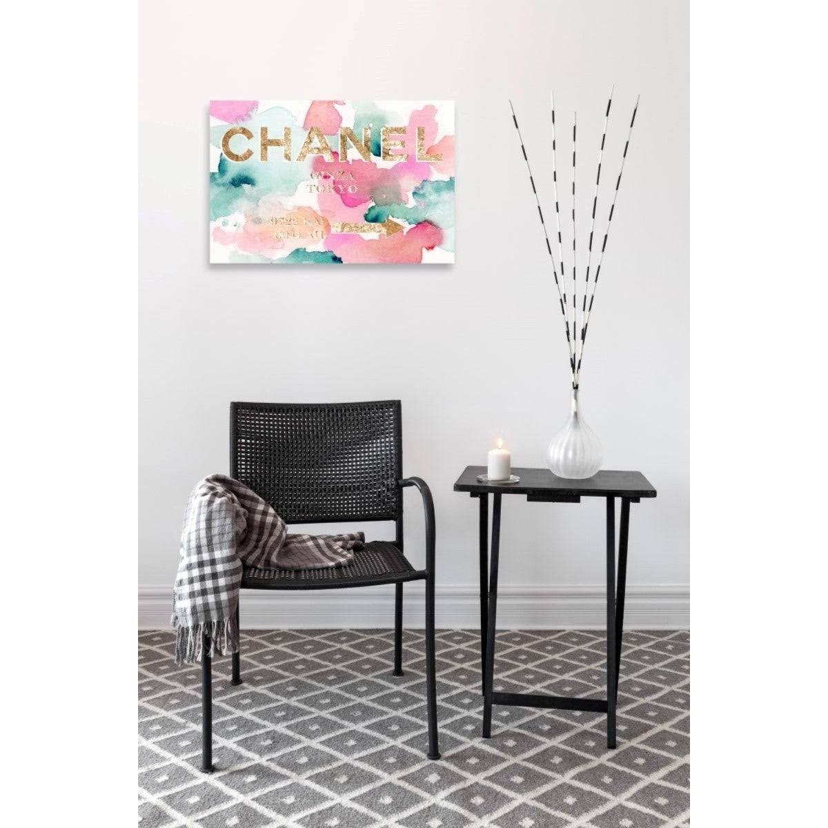 Oliver Gal Couture Road Canvas Art, Size: 60W x 40H , Blue