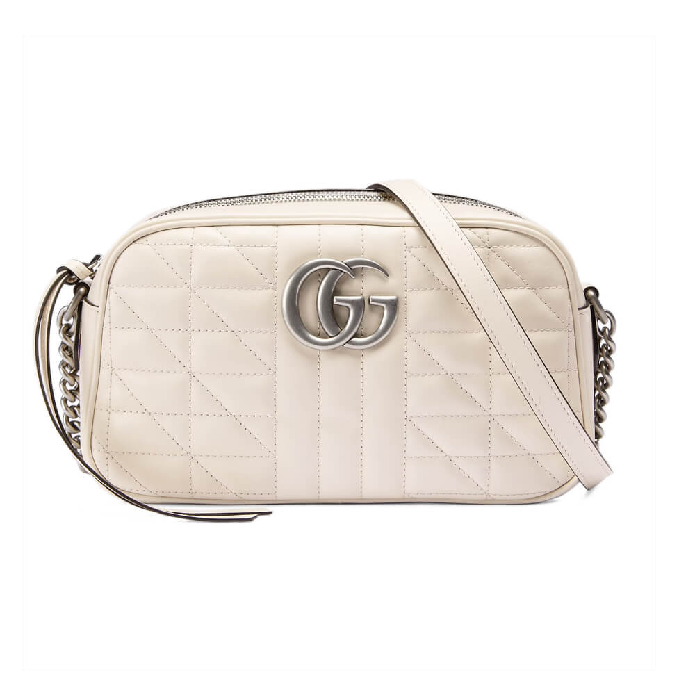 Gucci GG Marmont Small Shoulder Bag White