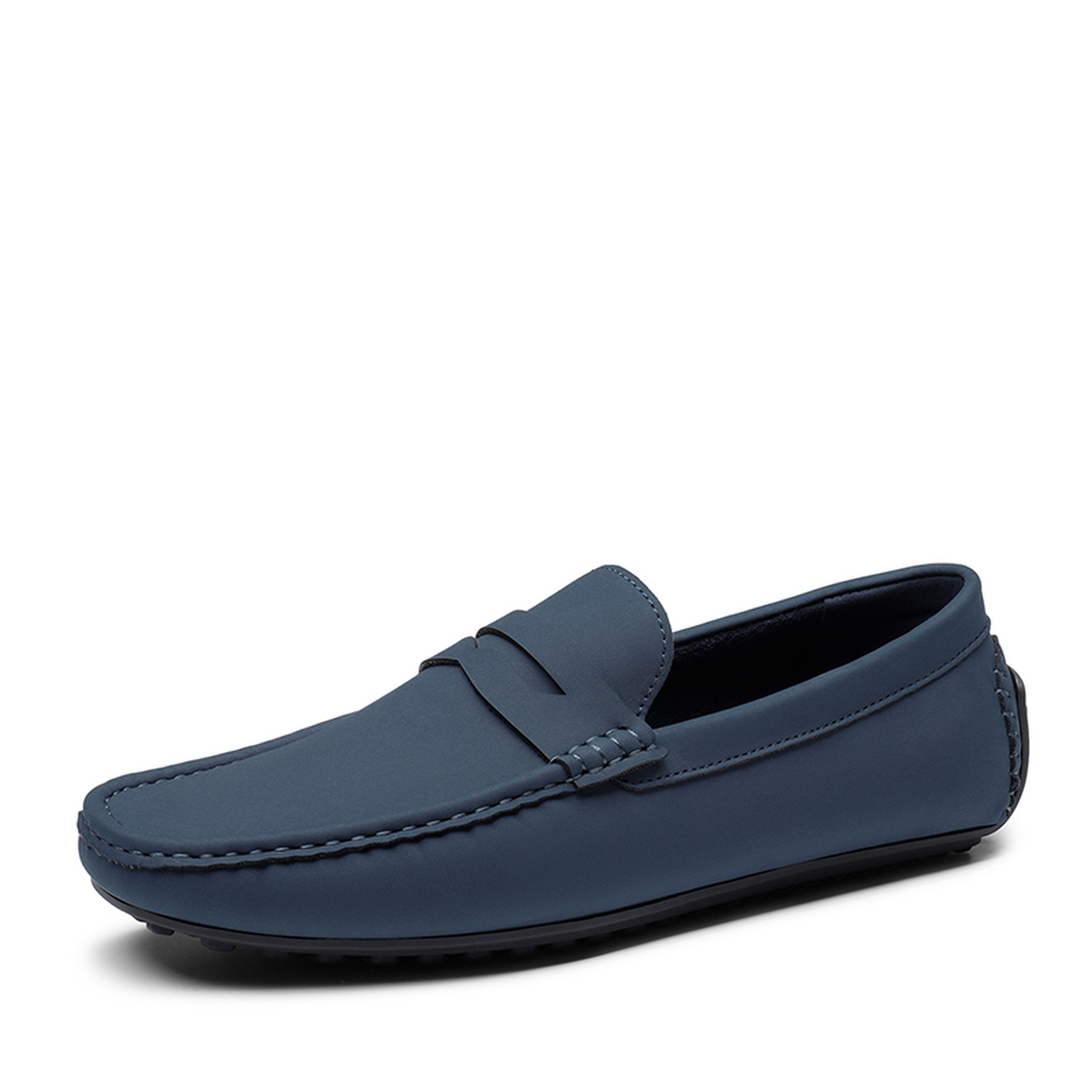 Men's Classic Moc Toe Suede Penny Loafers