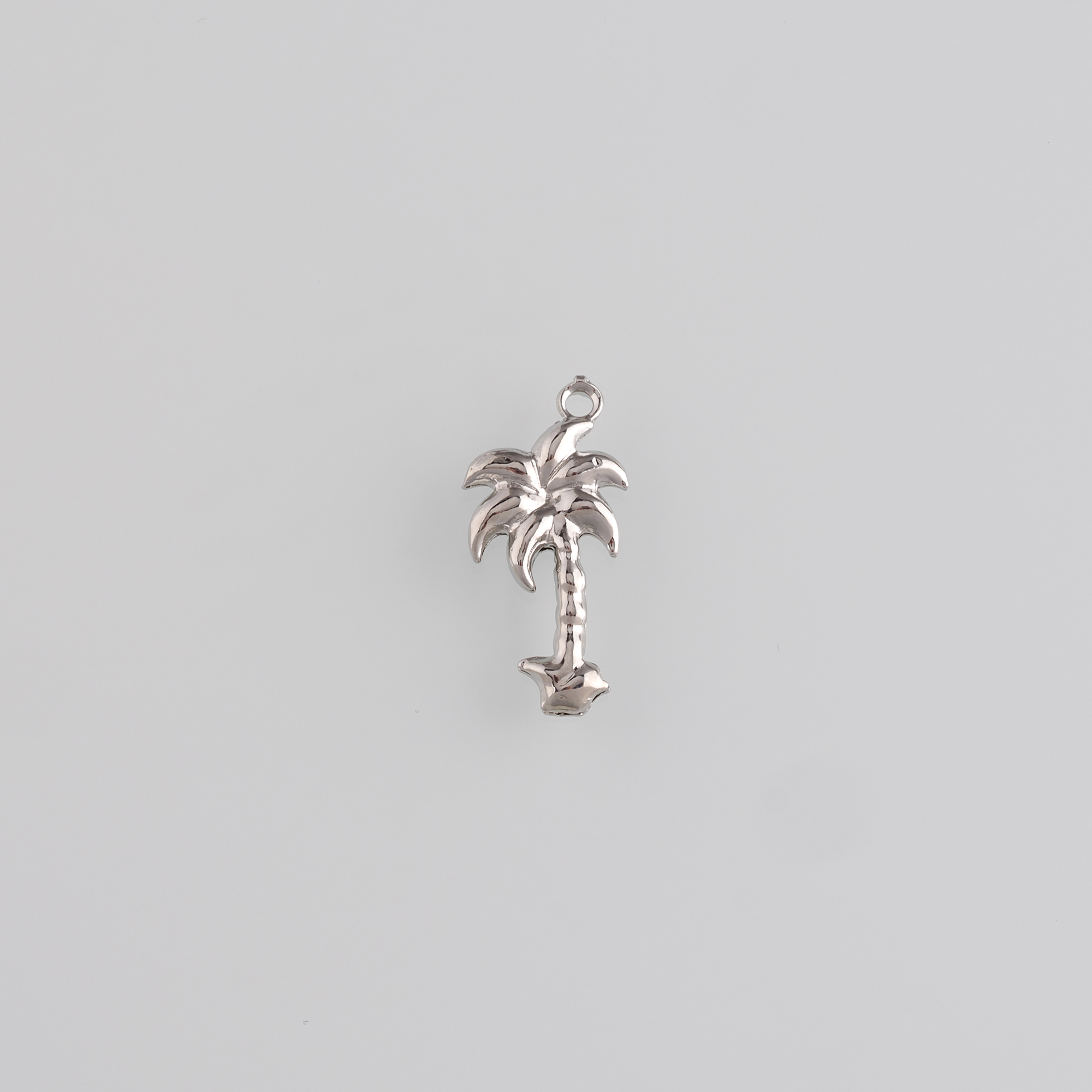 18K Gold Filled Coconut Tree Pendant,Dainty Palm Tree Charm Earrings Necklace for DIY Jewelry Making Supply