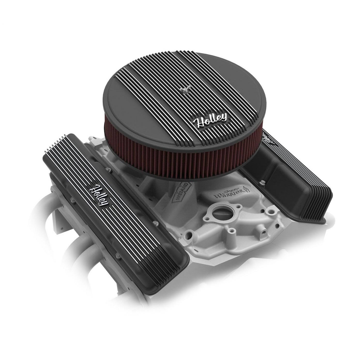 Holley 120-153 - Round Finned Air Cleaner