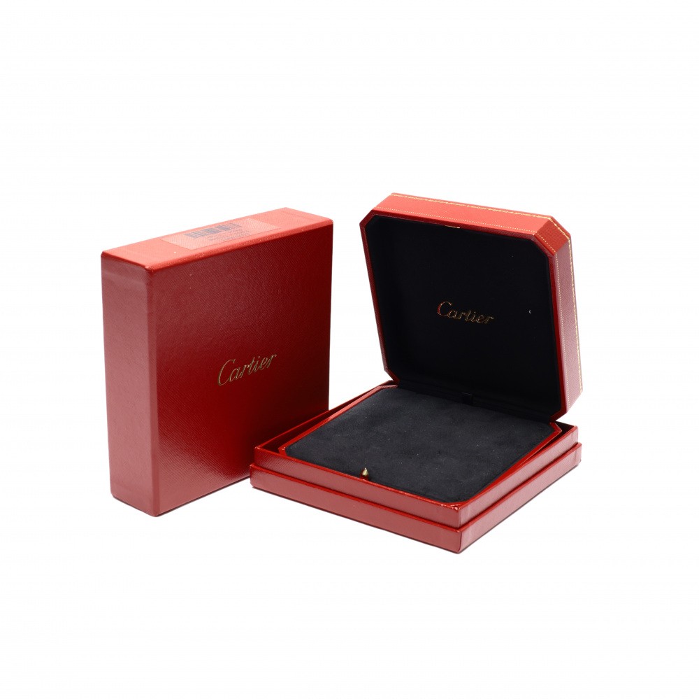Cartier C Heart Necklace 18K Yellow Gold Diamond