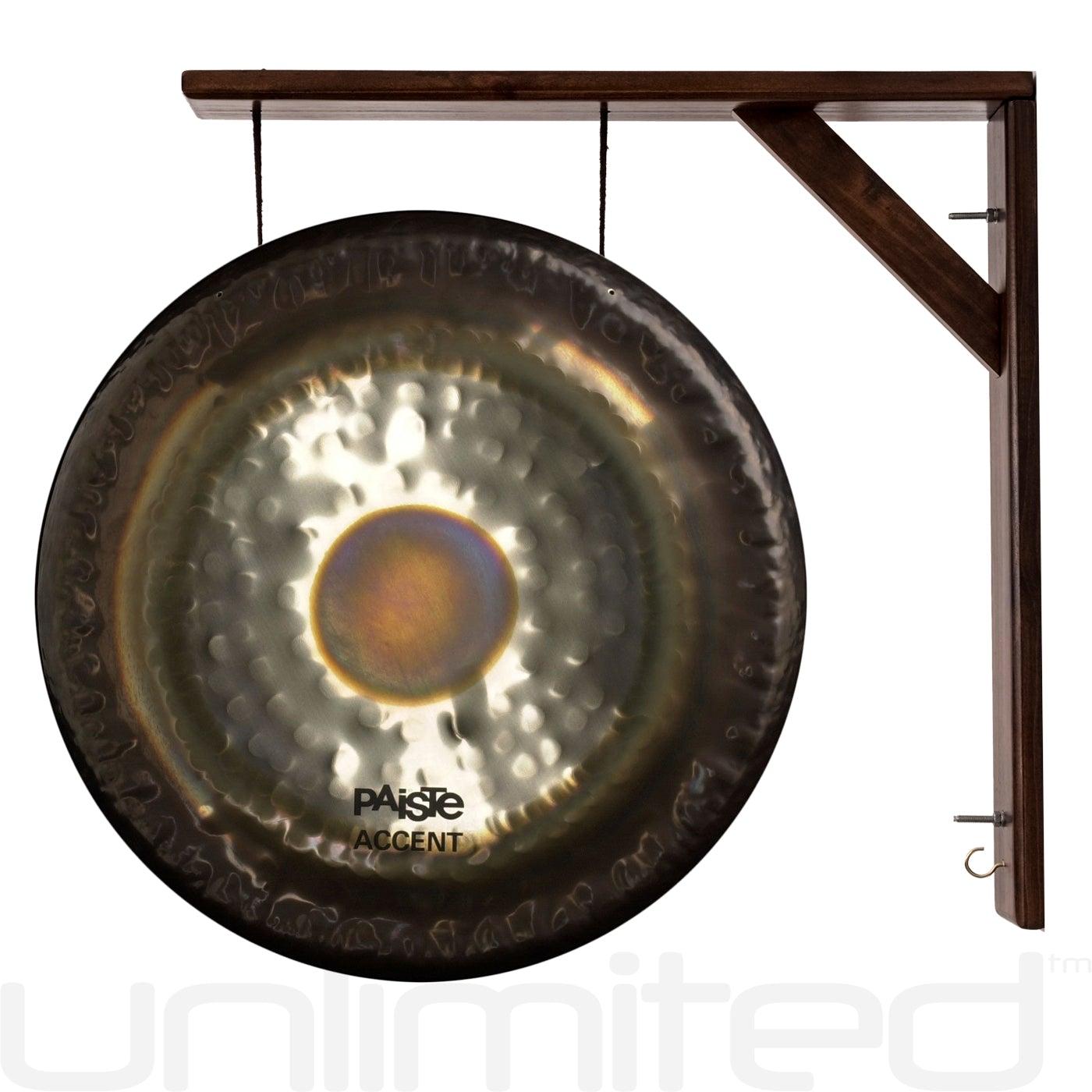 2026 22′′ Paiste Accent Gong on the Great Wall Gong Hangers