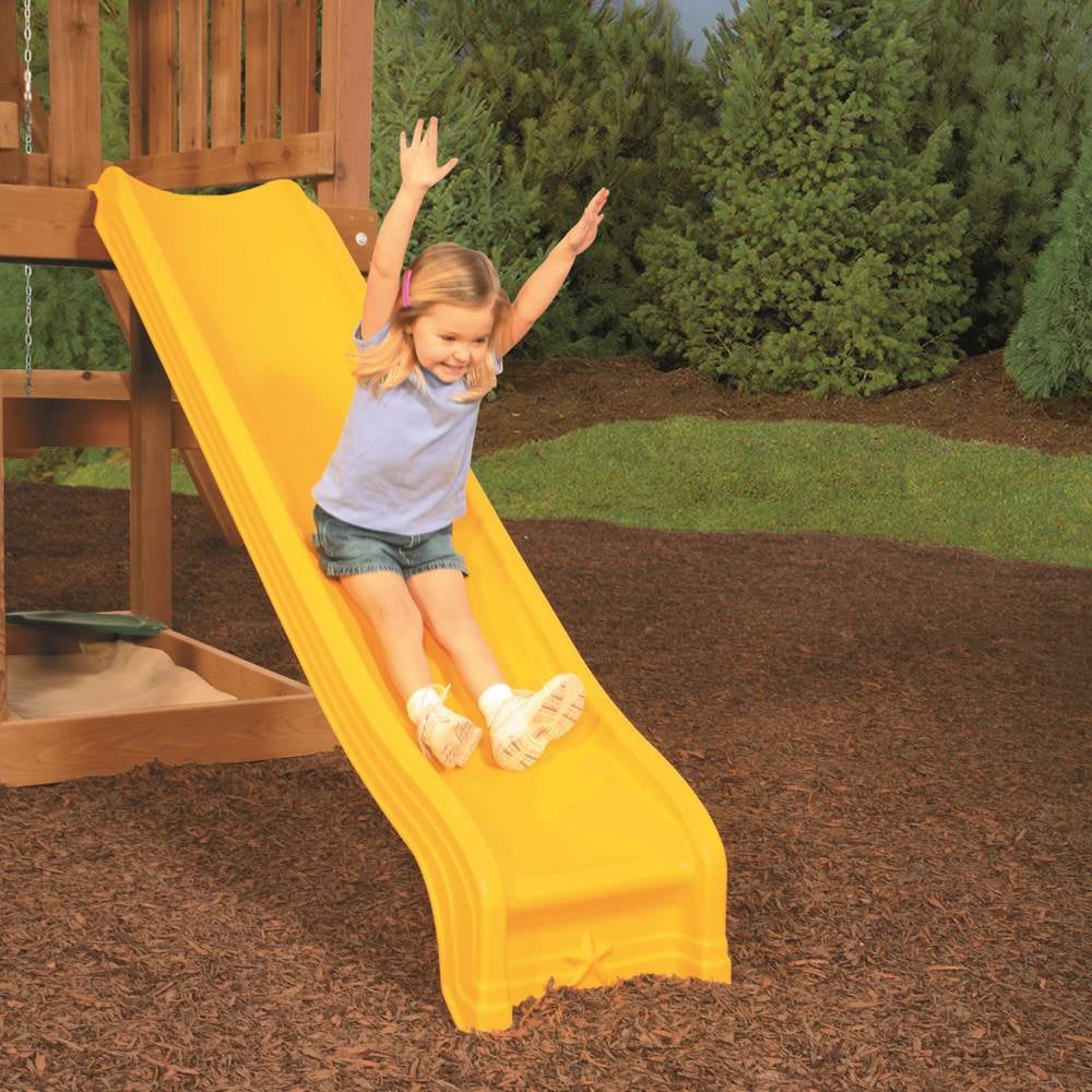 PlayStar Yellow Scoop Playground Slide