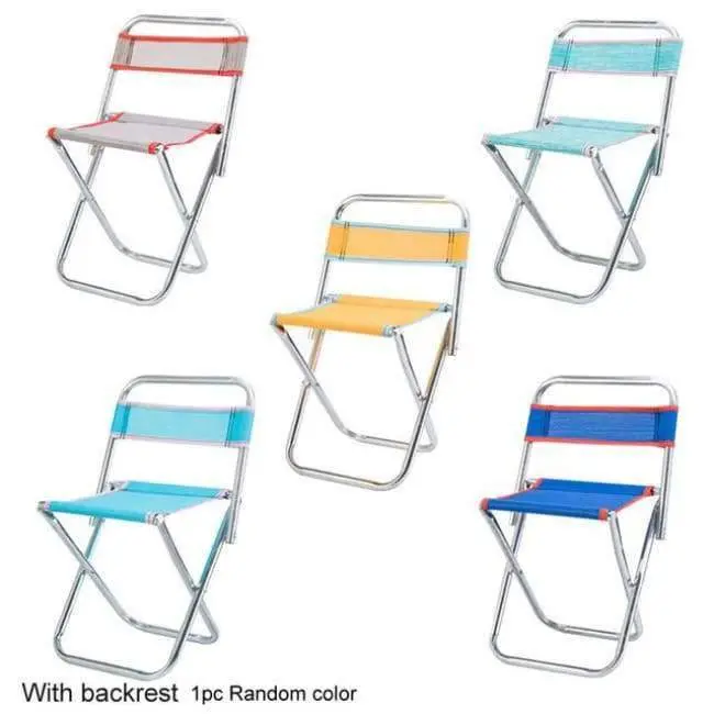 Ultralight Stainless Steel Folding Chair – Multi-Use Outdoor Seat for Camping, Beach & Fishing