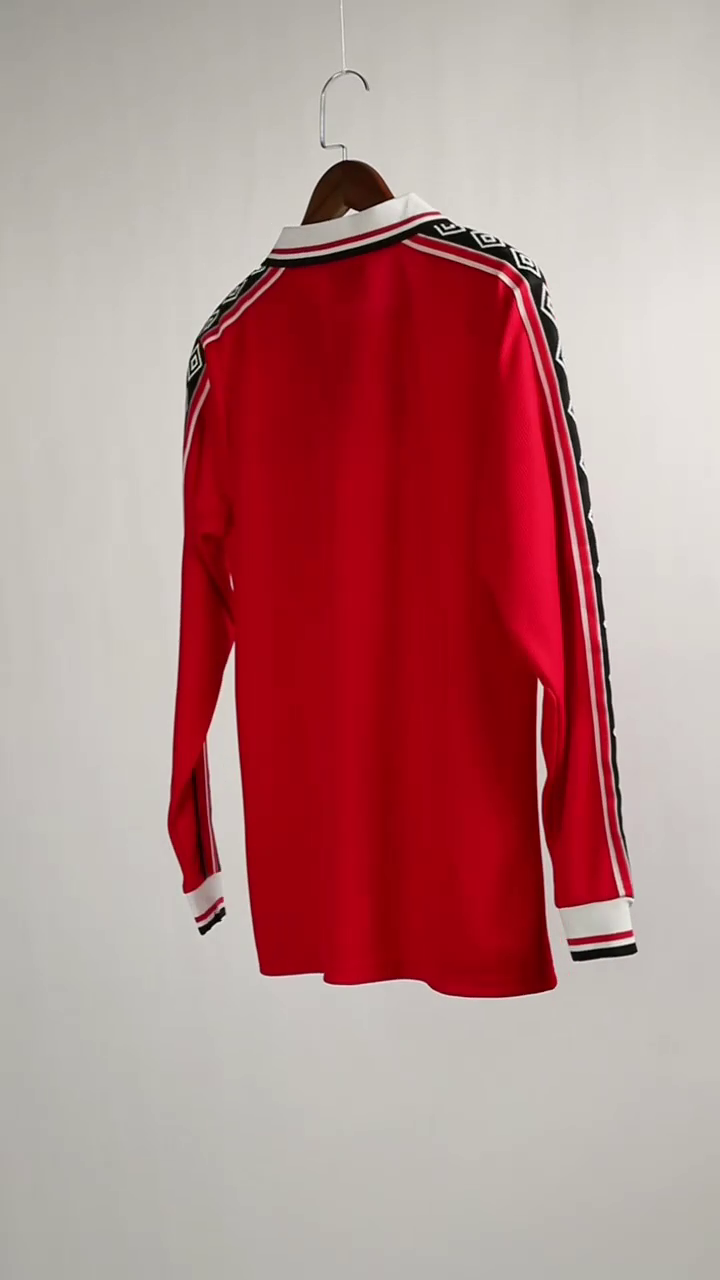 Retro Jersey Manchester United Home Long Sleeve 1998/99