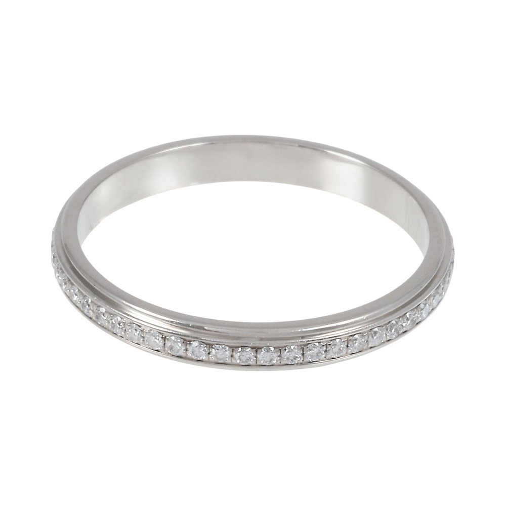 Cartier Damour (diamant Leger) Wedding Ring Pavé Setting Platinum Diamond B4093600