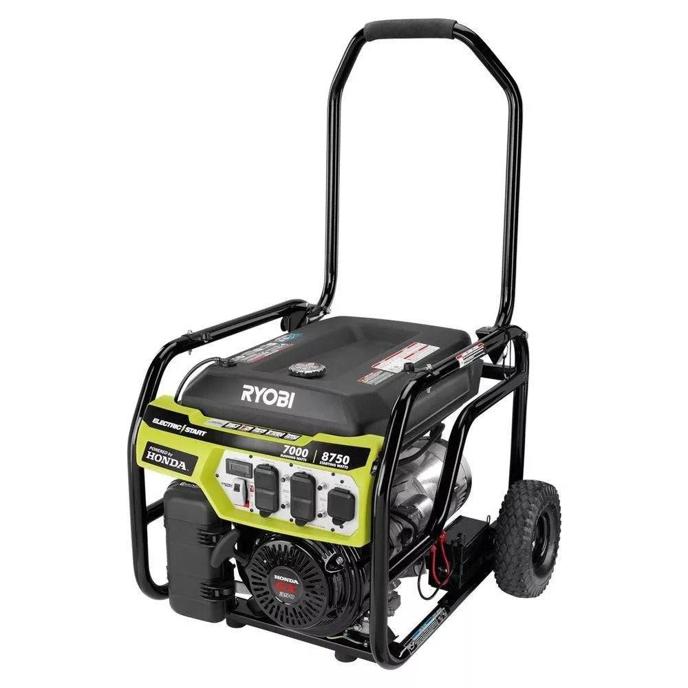7,000-Watt Gasoline Powered Electric Start Portable Generator