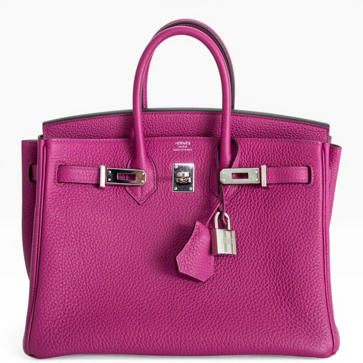 Hermès Birkin 25 Rose Pourpre Togo Palladium Hardware