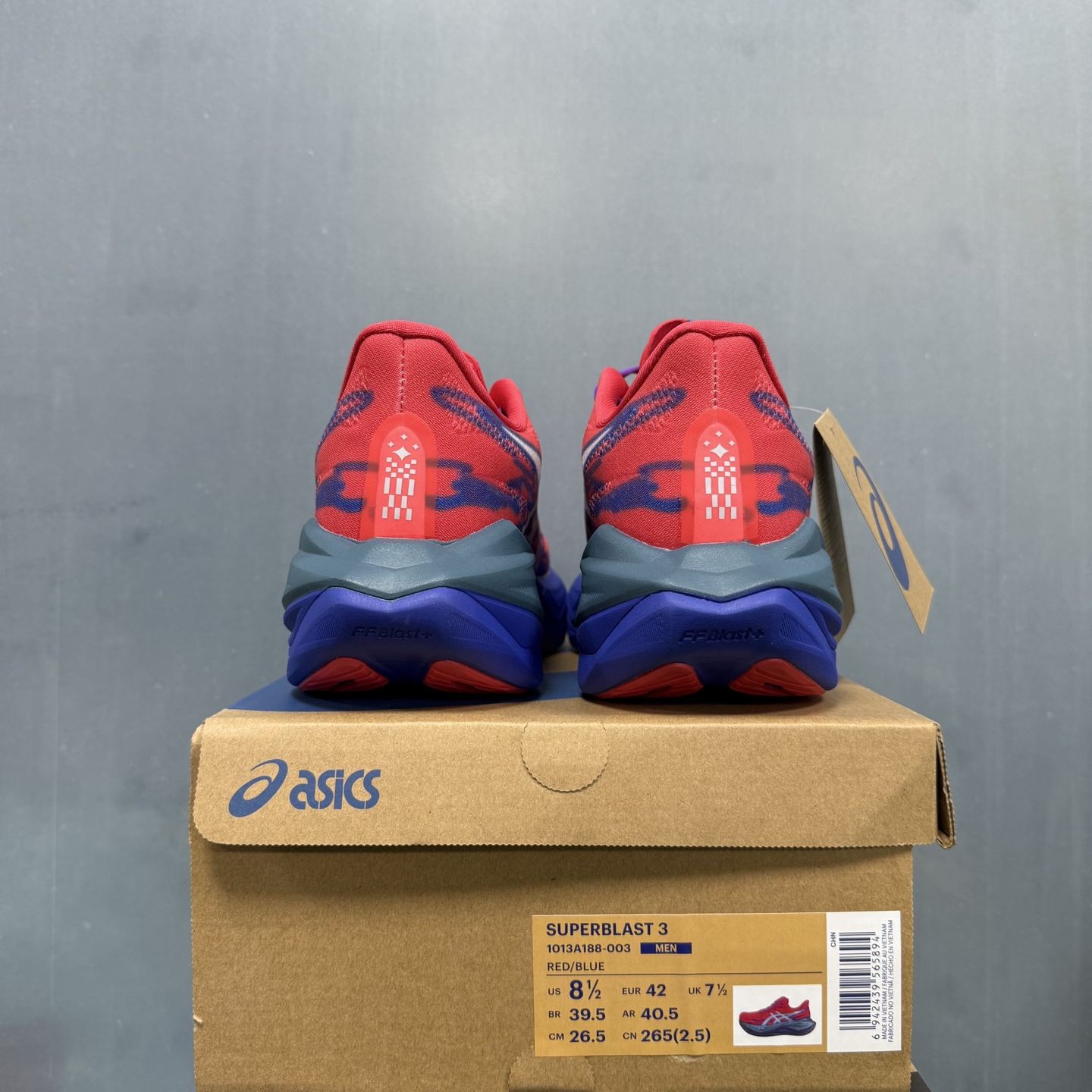 ASICS Superblast 3 Red/Blue