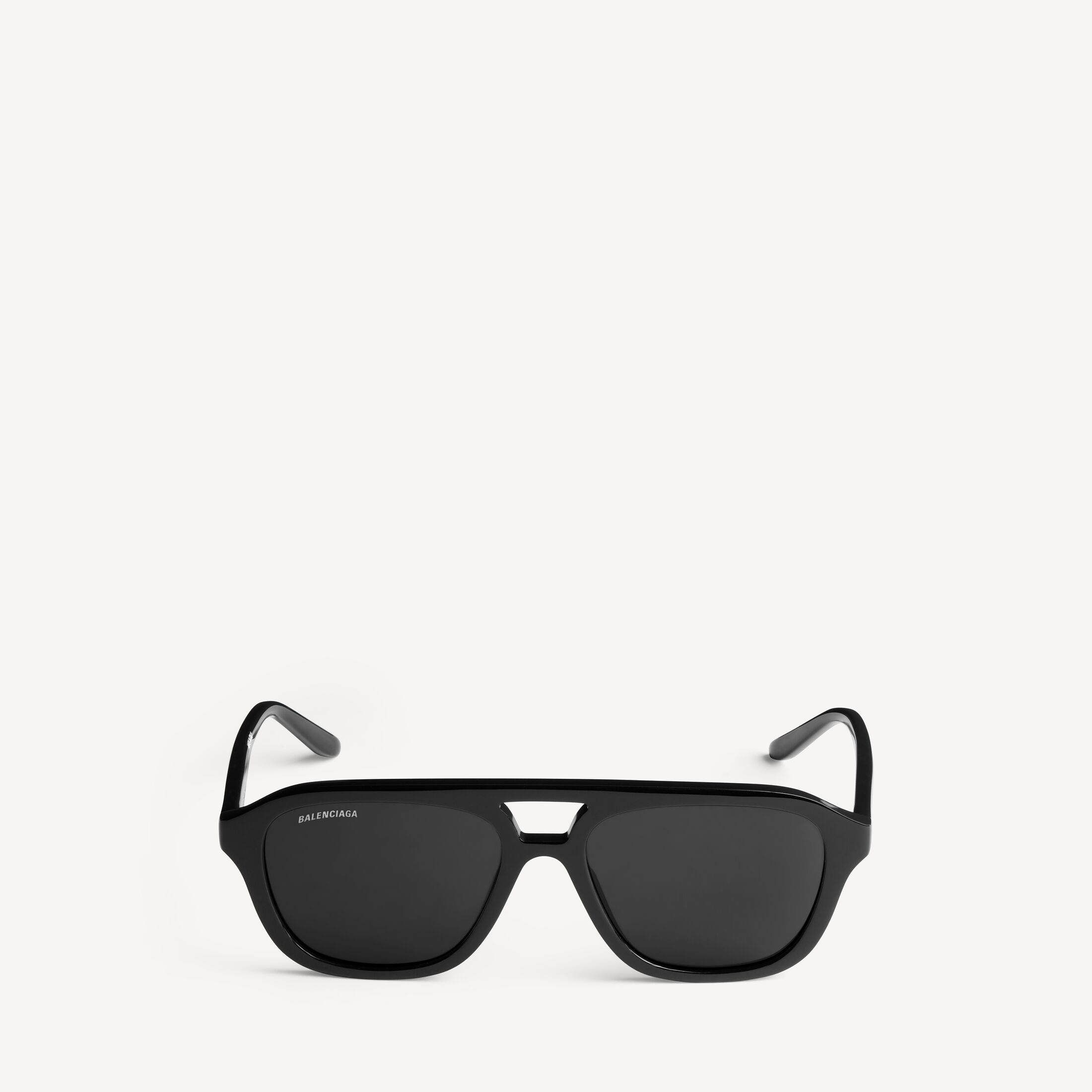 BALENCIAGA MEN'S DAILY PILOT SUNGLASSES IN BLACK