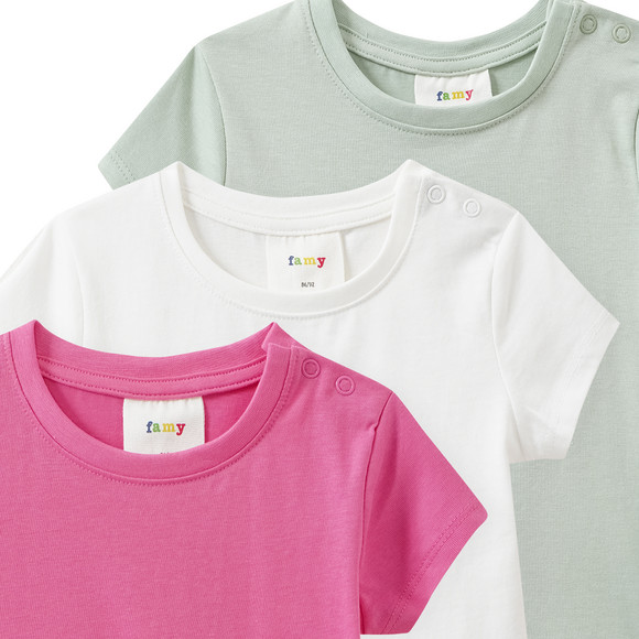 Famy 3 Baby T-Shirts im Basic-Look
