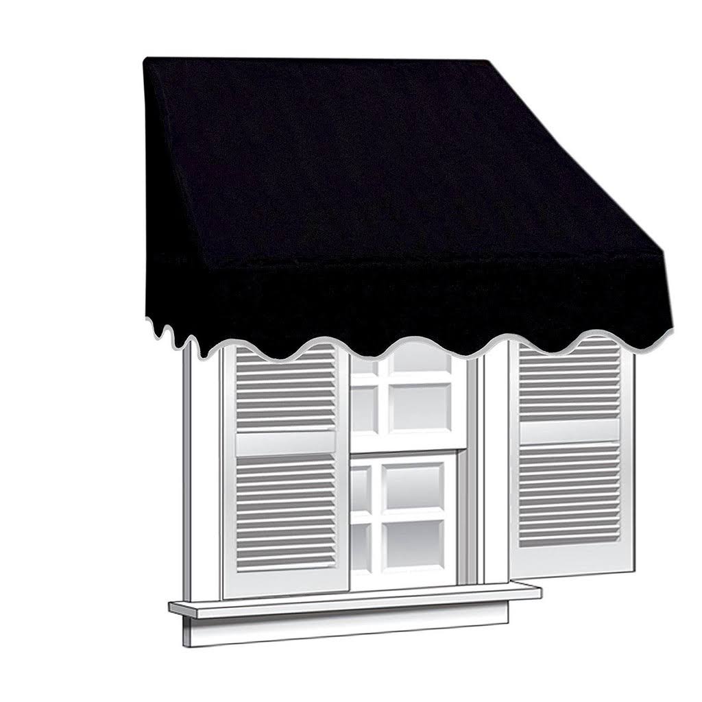 Aleko WAW6X2GREEN39 Window Canopy Awning 6 x 2 Feet Green