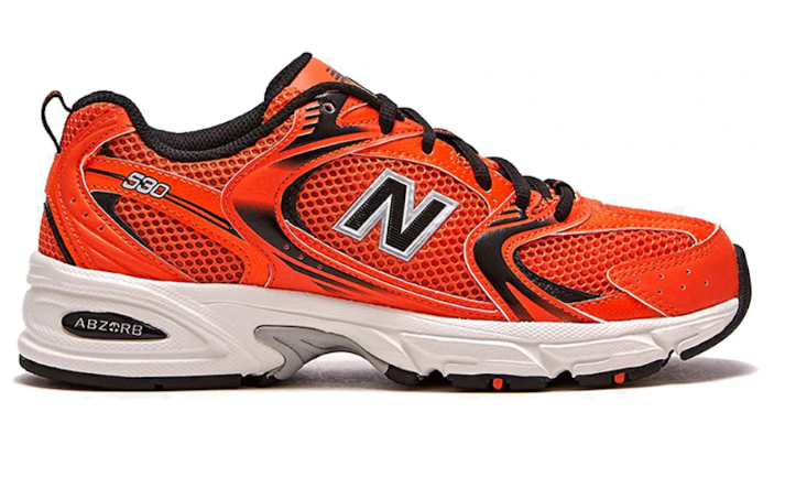 New Balance 530v Orange Black MR530KB Casual Running Shoes