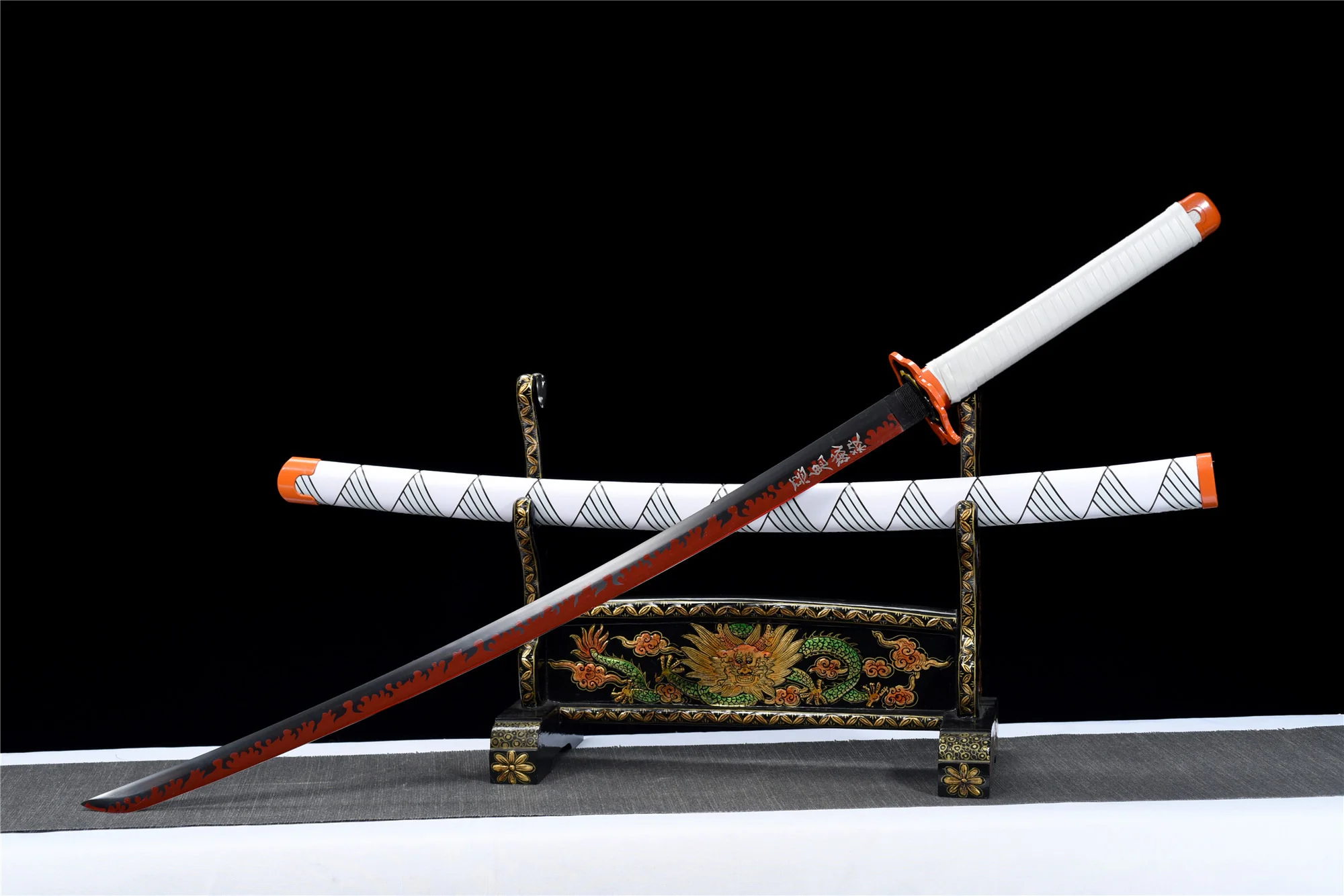 Rengoku Katana – High-Carbon Steel, Full Tang