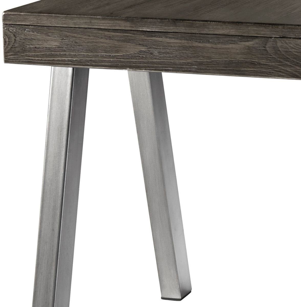 Ashley Raventown GRAYISH Brown Rectangular End Table