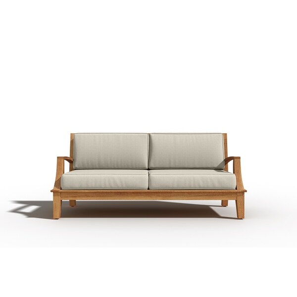 Eliane Teak Sofa with Sunbrella Cushion