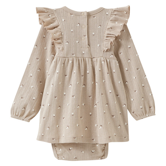 Topomini Pure Collection Baby Bodykleid mit Blümchen