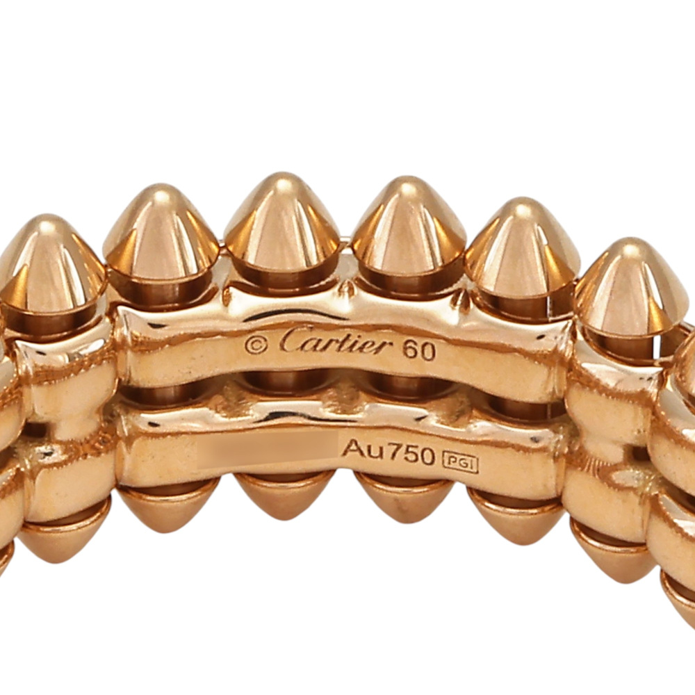 Cartier Crash Do Ring 18K Rose Gold Diamond B4237900