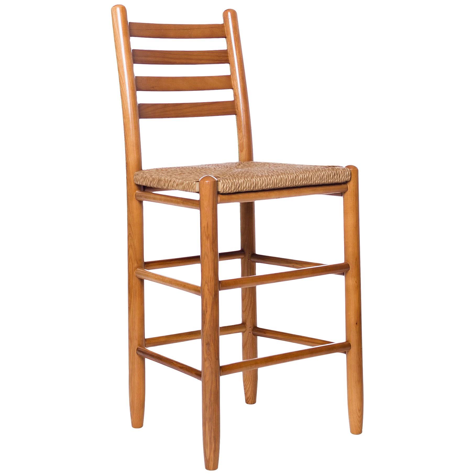 Dixie Seating Asheville 24 in. Woven Seat Counter Stool