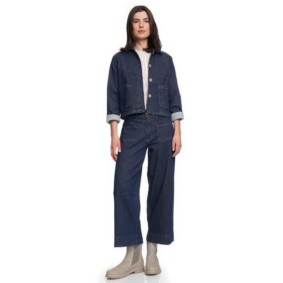 Gina Collection Damen Culotte-Jeans mit 4 Taschen