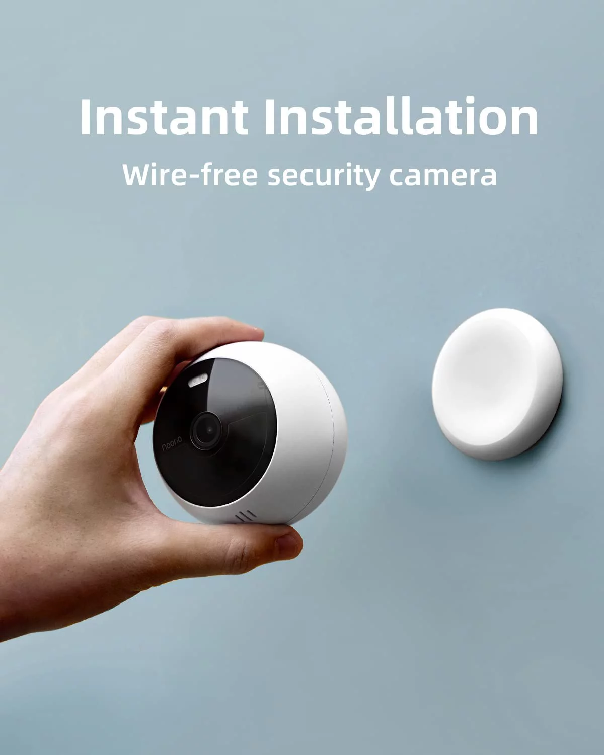 YGDU B200 Security Camera Wireless Outdoor, 1080p Home Security Camera, Wire-Free Battery Powered WiFi Camera, Color Night Vision, AI Motion Detection, Work with , Set up in Minutes
