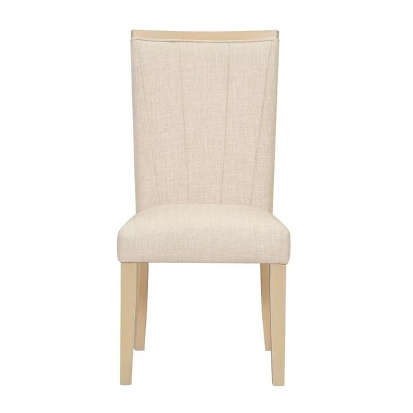 Extendable Dining Table Set with Removable Leaf,4 Upholstered Chair