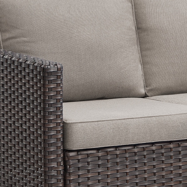 3Seat Sofa with Patio Chair Ottoman Funiture