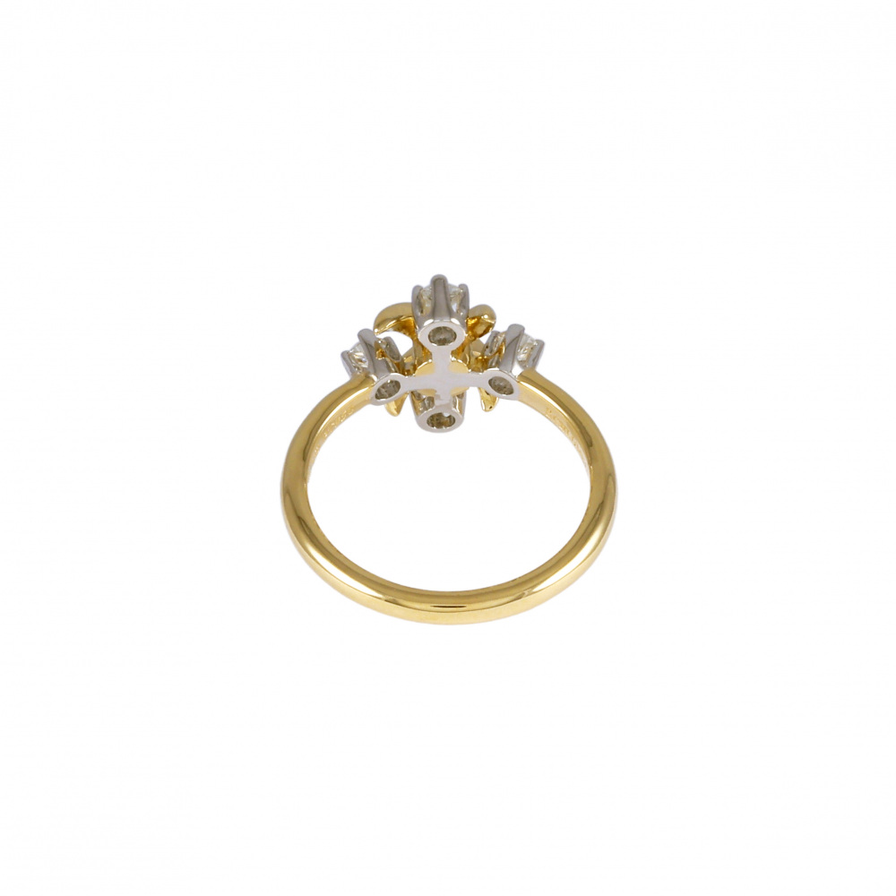 Tiffany & Co. Jean Schlumberger Rin Ring Platinum & 18K Yellow Gold Diamond 60133713
