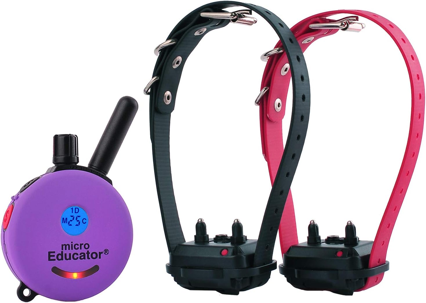 Humane Dog Training Collar with Remote, Features 100 Levels of Safe Stimulation, Tapping Sensation, Night Light, Waterproof, Rechargeable, 1 Mile 1 Dog, Black