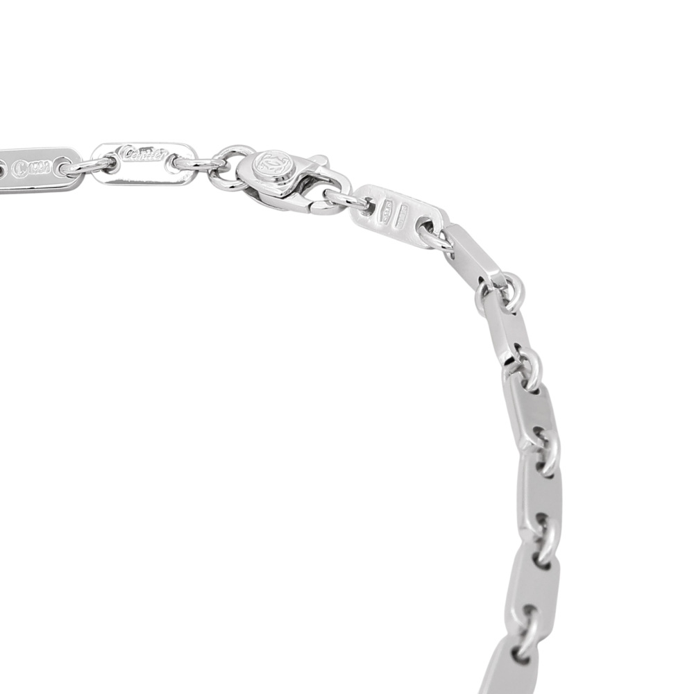 Cartier Figaro Necklace 18K White Gold
