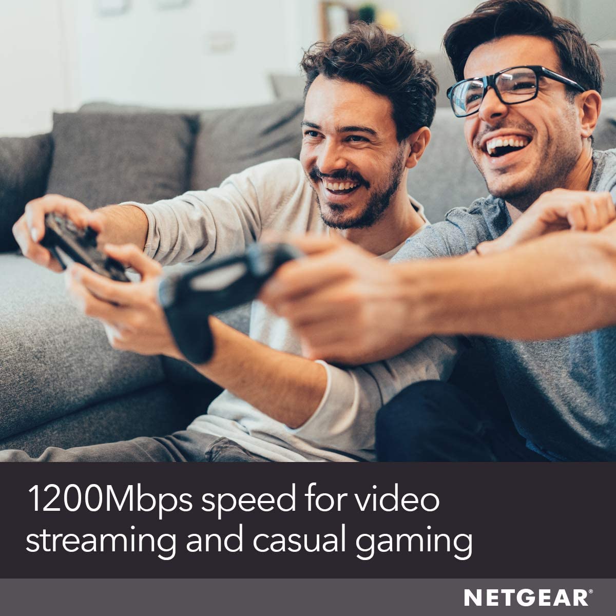 NETGEAR Wi-Fi Range Extender EX6120 - Coverage Up to 1500 Sq Ft and 25 Devices with AC1200 Dual Band Wireless Signal Booster & Repeater (Up to 1200Mbps Speed)