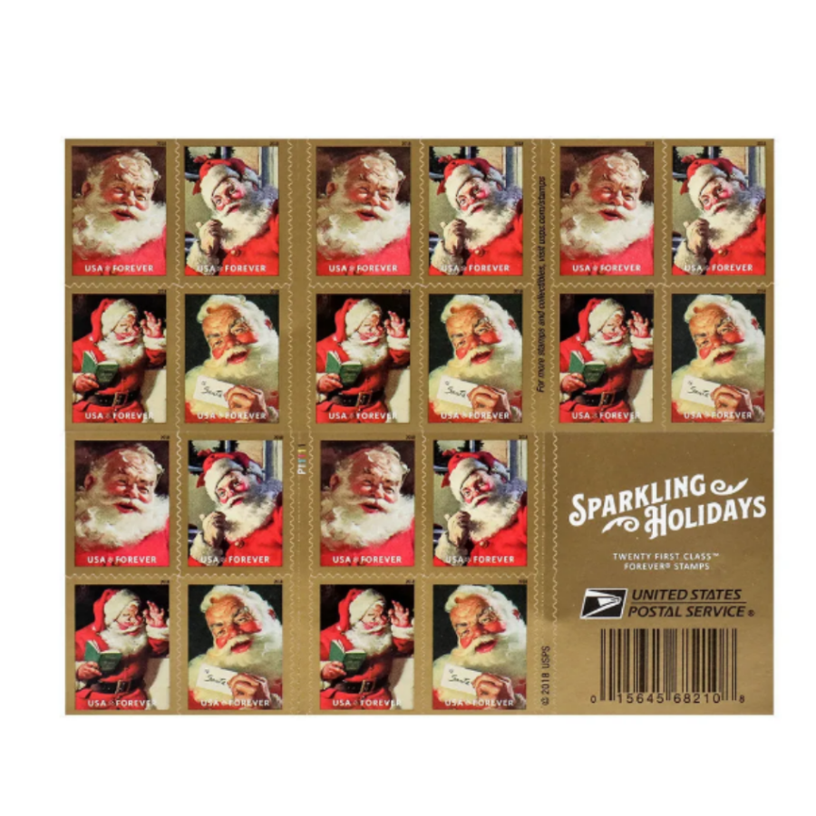 Sparkling Holidays Stamps 2018 - USPS