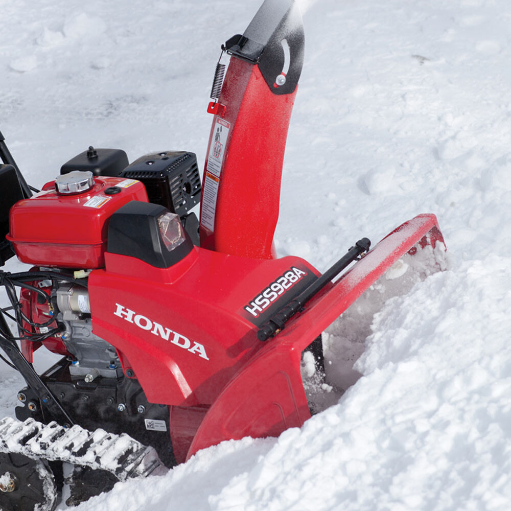 HONDA 9HP 28In Two Stage Track Drive Snow Blower – Electric Start HSS928AATD