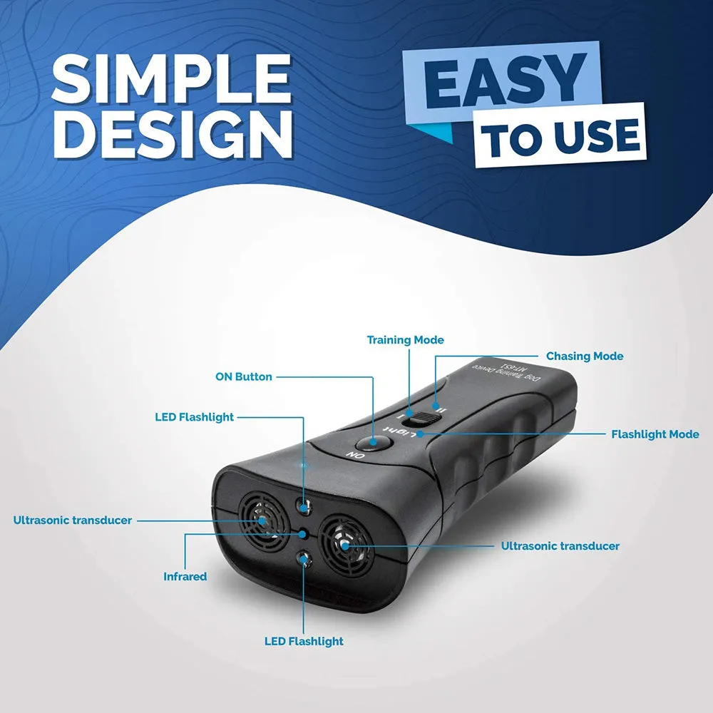 High Grade Anti-Barking Training Device (2 Modes + LED Flashlight)